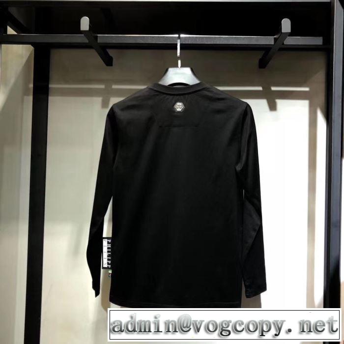 2019秋断然ブランド推し フィリッププレイン最高峰の秋冬激安新作 PHILIPP PLEIN  長袖/Tシャツ