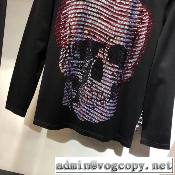 2019秋断然ブランド推し フィリッププレイン最高峰の秋冬激安新作 PHILIPP PLEIN  長袖/Tシャツ