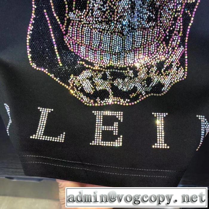 もちろん相性抜群 長袖/Tシャツ 2019新発売大歓迎秋冬新名品 PHILIPP PLEIN フィリッププレイン