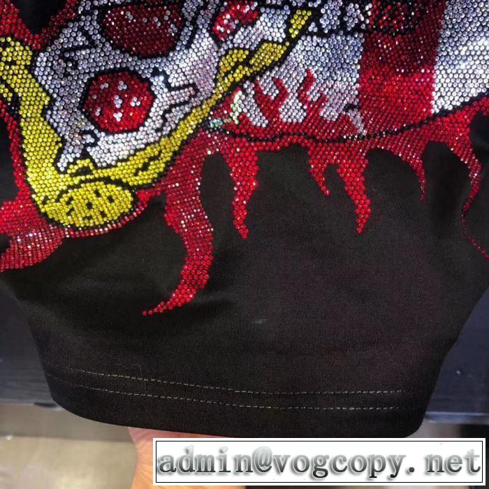 秋のおしゃれをスタートする人気新作長袖/Tシャツ PHILIPP PLEIN 定番人気の2019秋冬モデル フィリッププレイン