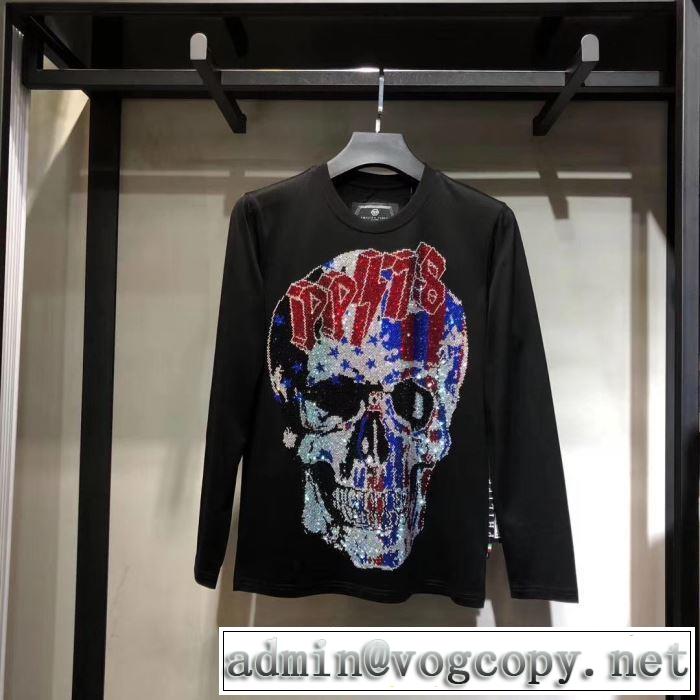 長袖/Tシャツ完売必至の人気モデルをご紹介 PHILIPP PLEIN 2019秋冬最安価格新品 フィリッププレイン