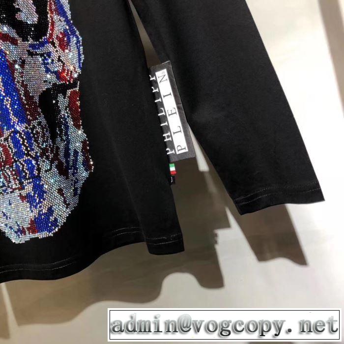 長袖/Tシャツ完売必至の人気モデルをご紹介 PHILIPP PLEIN 2019秋冬最安価格新品 フィリッププレイン