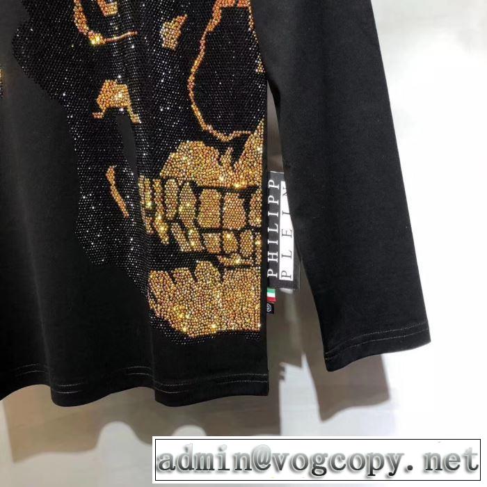 例年完売が相次ぐ秋冬新品 PHILIPP PLEIN フィリッププレイン 長袖/Tシャツ 2019新発売大歓迎秋冬新名品