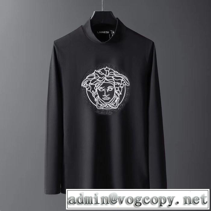 ヴェルサーチ 2色可選 VERSACE手の届きやすい価格帯 長袖/Tシャツ 定番人気の2019秋冬モデル