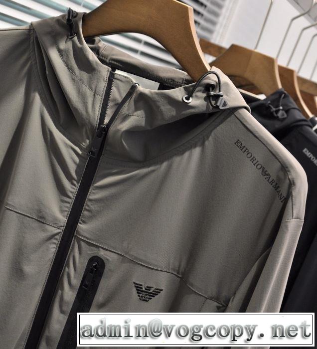 オススメのアイテムを見逃すな アルマーニ ARMANI さらに魅力的 フード付きコート 2020モデル
