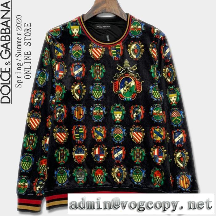 冬の爆買い定番新作  Dolce&Gabbana プルオーバーパーカー ドルチェ＆ガッバーナ 2019秋冬最重要アイテム