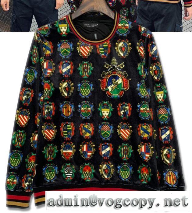 冬の爆買い定番新作  Dolce&Gabbana プルオーバーパーカー ドルチェ＆ガッバーナ 2019秋冬最重要アイテム