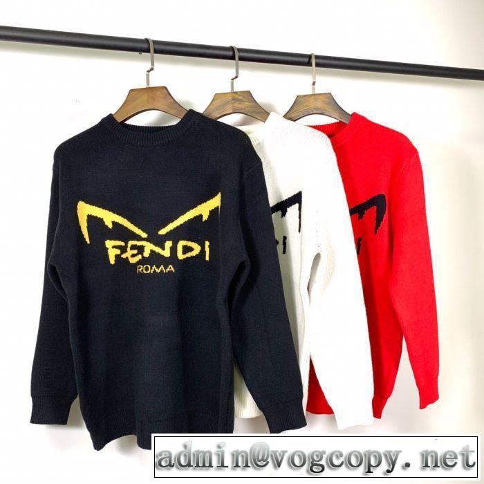3色可選  手の届きやすい価格帯プルオーバー FENDI フェンディ 2020秋冬流行ファション