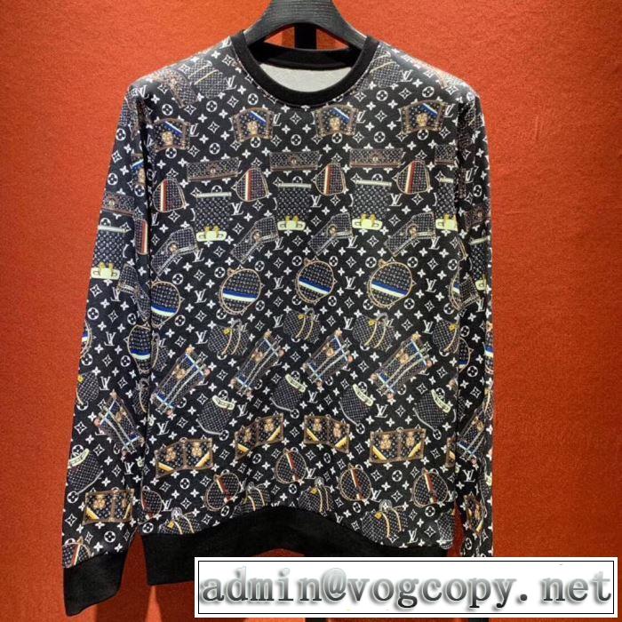 暖かさと軽い着心地を両立させている LOUIS VUITTON ルイ ヴィトン 2019秋冬最安価格新品 プルオーバーパーカー