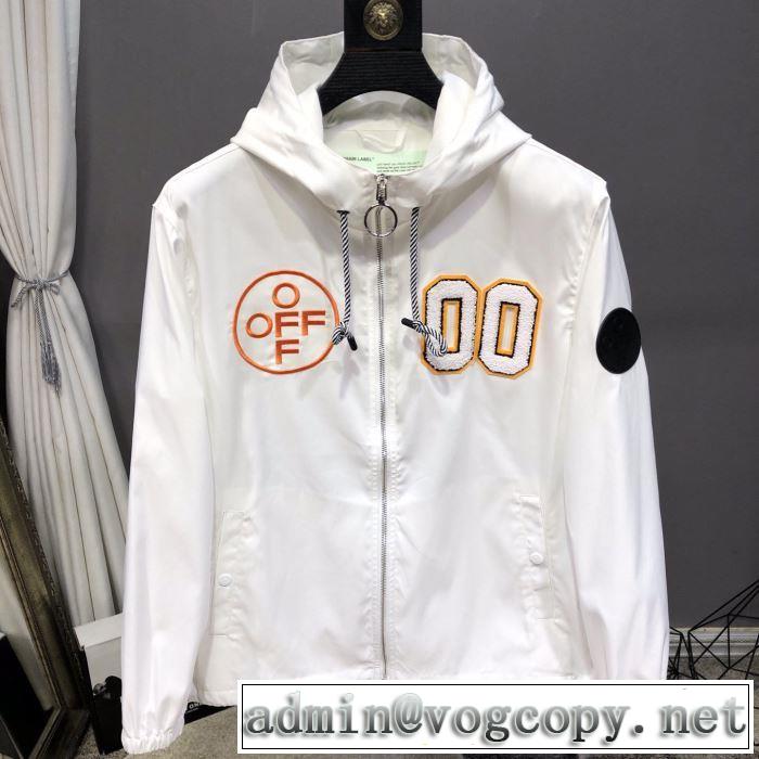 Off-White オフホワイト ジャケット コーデ エレガントな ウィンドブレーカー2020春夏大活躍 定番の防水ウェア人気トレンド