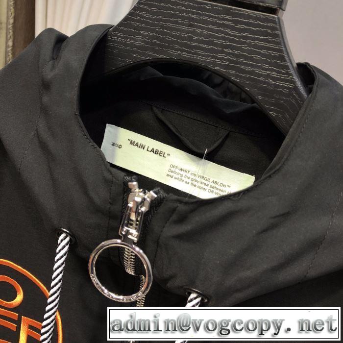 Off-White オフホワイト ジャケット コーデ エレガントな ウィンドブレーカー2020春夏大活躍 定番の防水ウェア人気トレンド