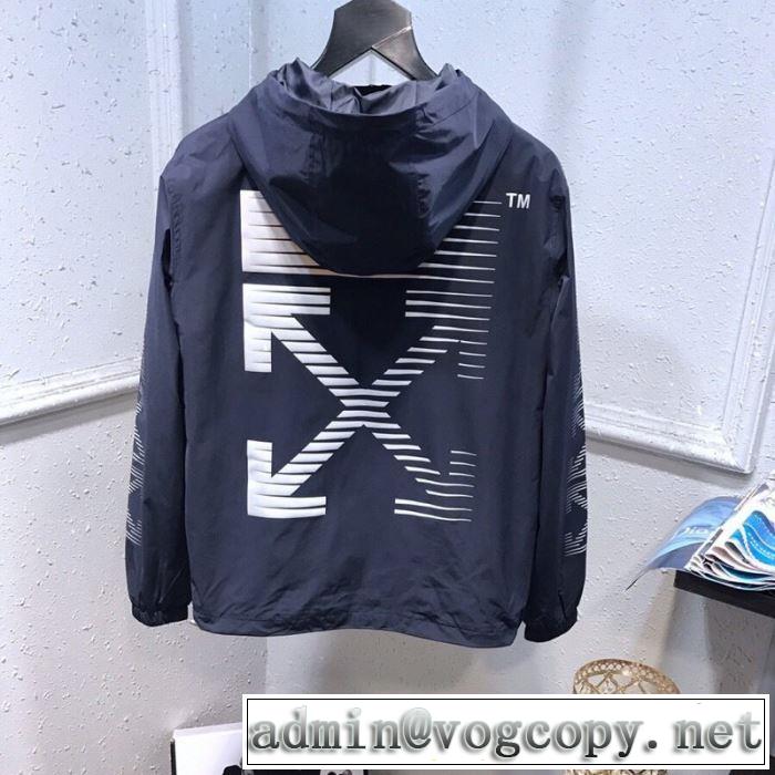 Off-White DAIG VARSITY BOMBER オフホワイト コピー ウィンドブレーカー サイズ 着こなし ストリート おしゃれ ジャケット