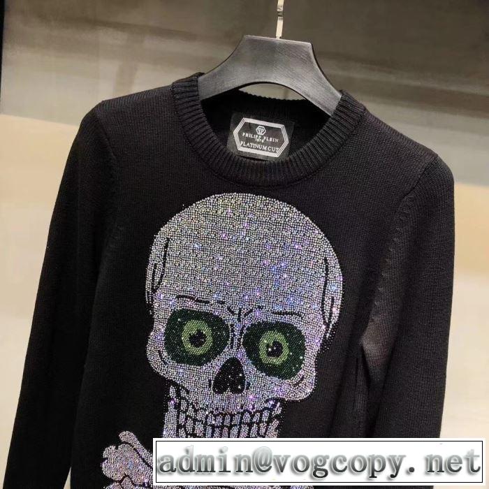 秋トレンドの新定番 プルオーバー 2019トレンドカラー秋冬セール PHILIPP PLEIN フィリッププレイン