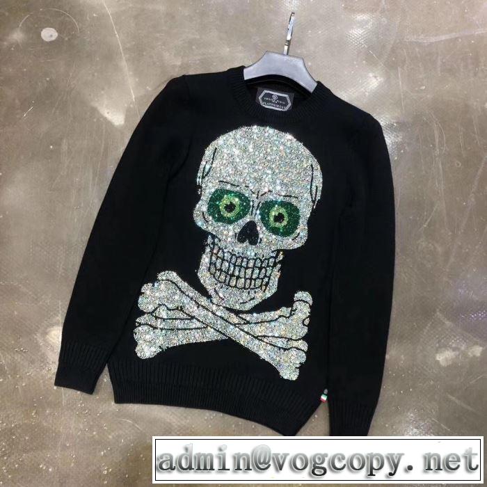 秋トレンドの新定番 プルオーバー 2019トレンドカラー秋冬セール PHILIPP PLEIN フィリッププレイン