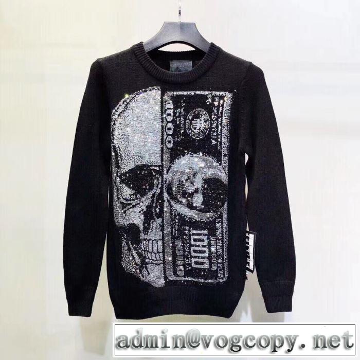 新しい季節に向けの新作をご提案 PHILIPP PLEIN フィリッププレイン プルオーバー 2019秋冬超話題の新作発売