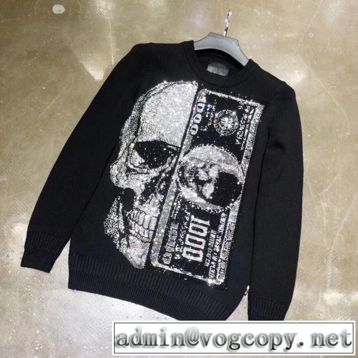 新しい季節に向けの新作をご提案 PHILIPP PLEIN フィリッププレイン プルオーバー 2019秋冬超話題の新作発売