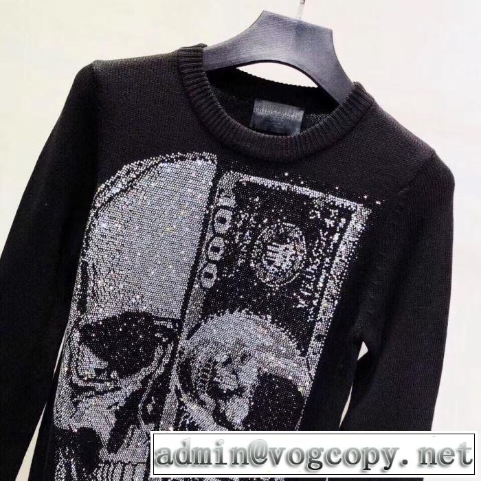 新しい季節に向けの新作をご提案 PHILIPP PLEIN フィリッププレイン プルオーバー 2019秋冬超話題の新作発売