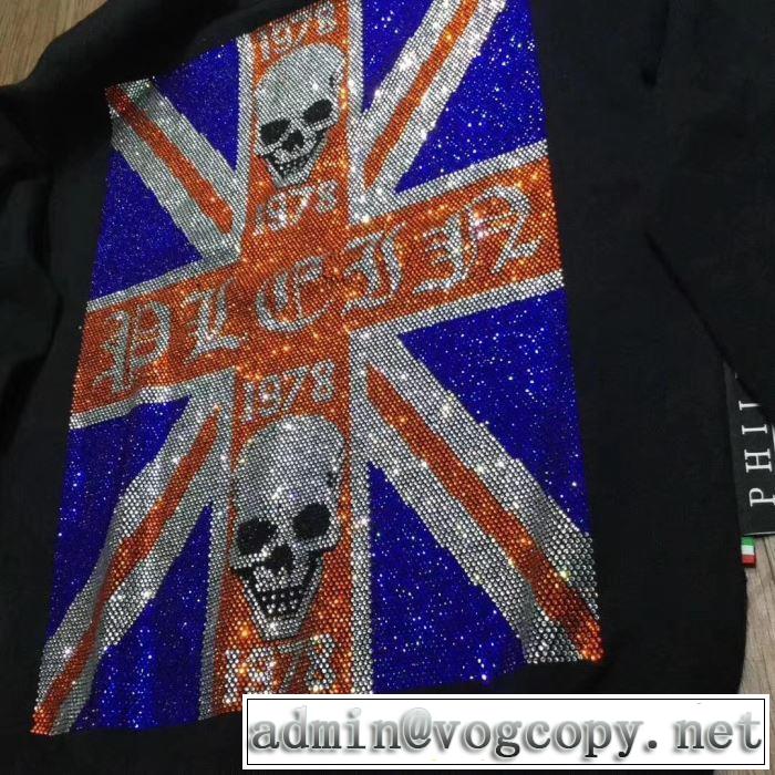 PHILIPP PLEIN 2019秋冬超話題の新作発売 フィリッププレイン プルオーバー 昨年欠品が相次ぐ秋冬人気商品