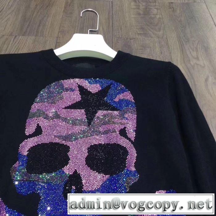 2019年秋冬に欠かせない PHILIPP PLEIN フィリッププレイン秋冬流行りファション プルオーバー