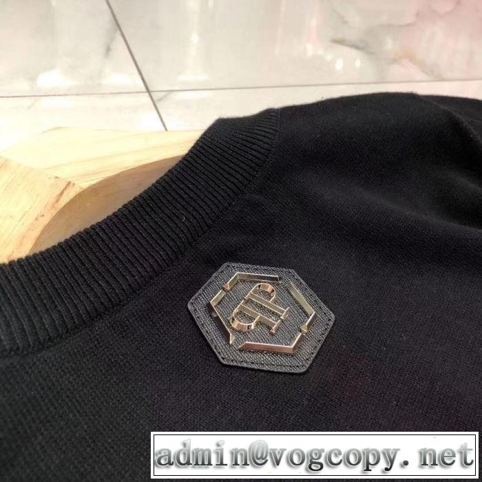 2019年秋冬に欠かせない PHILIPP PLEIN フィリッププレイン秋冬流行りファション プルオーバー