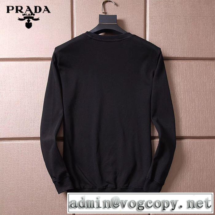 人気秋冬新作の大幅値下げをお見逃しなく 2色可選  PRADA プラダ プルオーバーパーカー