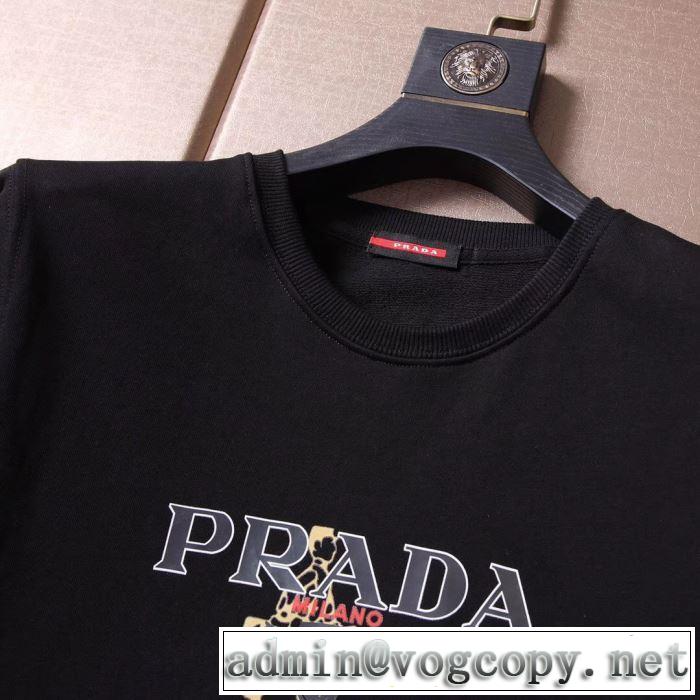 人気秋冬新作の大幅値下げをお見逃しなく 2色可選  PRADA プラダ プルオーバーパーカー