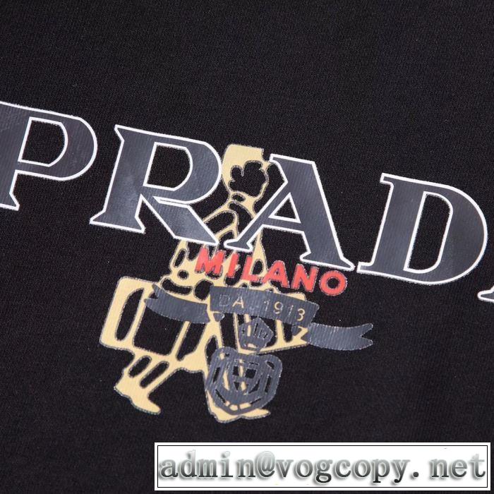 人気秋冬新作の大幅値下げをお見逃しなく 2色可選  PRADA プラダ プルオーバーパーカー