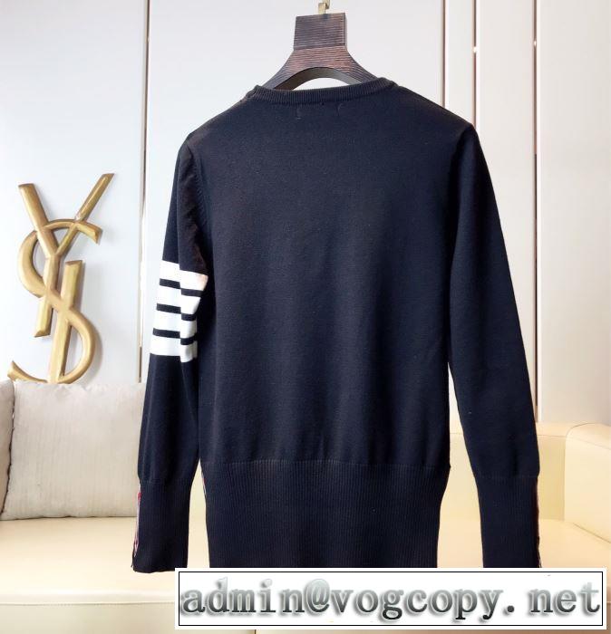 3色可選2019秋冬最安価格新品 人気秋冬新作の大幅値下げをお見逃しなく THOM BROWNE トムブラウン プルオーバー
