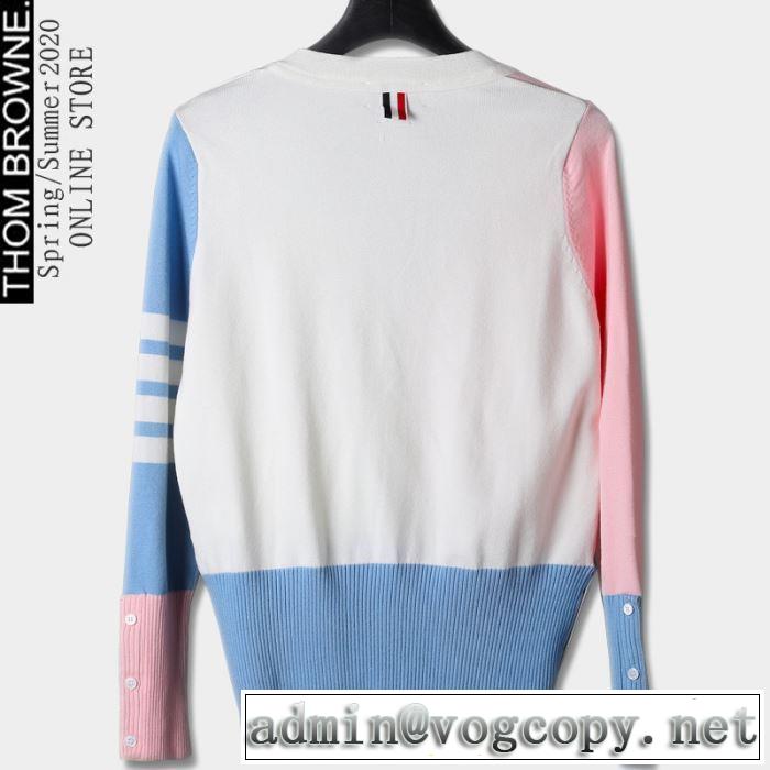 ニットウェア THOM BROWNE 世界的に希少な2019秋冬新作 トムブラウン 冬のスタイルの幅が広がりそう