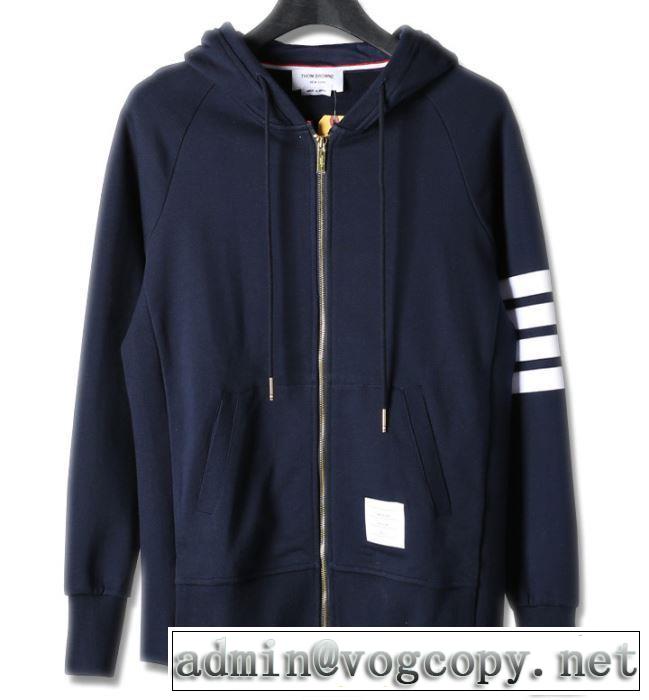 4色可選 定番人気の2019秋冬モデル THOM BROWNE トムブラウン ブルゾン 秋らしい雰囲気溢れる新作