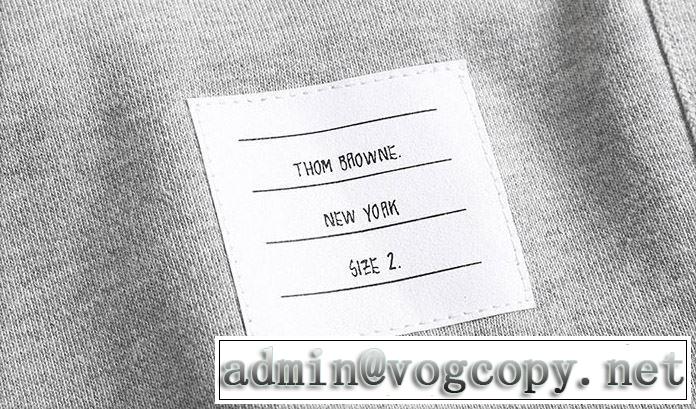 おしゃれさんはいち早く取り THOM BROWNE 4色可選トムブラウン プルオーバーパーカー 2019トレンドアイテム激安