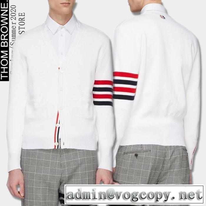 おすすめする注目トレンド ニットウェア 2色可選 THOM BROWNE トムブラウン2019-2020秋冬のファッション