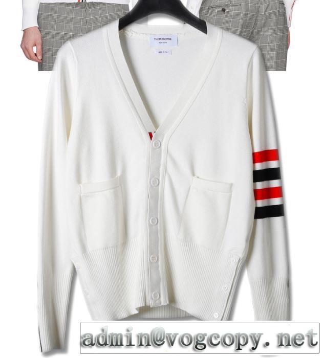 おすすめする注目トレンド ニットウェア 2色可選 THOM BROWNE トムブラウン2019-2020秋冬のファッション