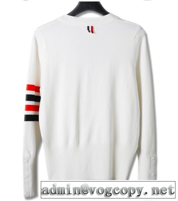 おすすめする注目トレンド ニットウェア 2色可選 THOM BROWNE トムブラウン2019-2020秋冬のファッション