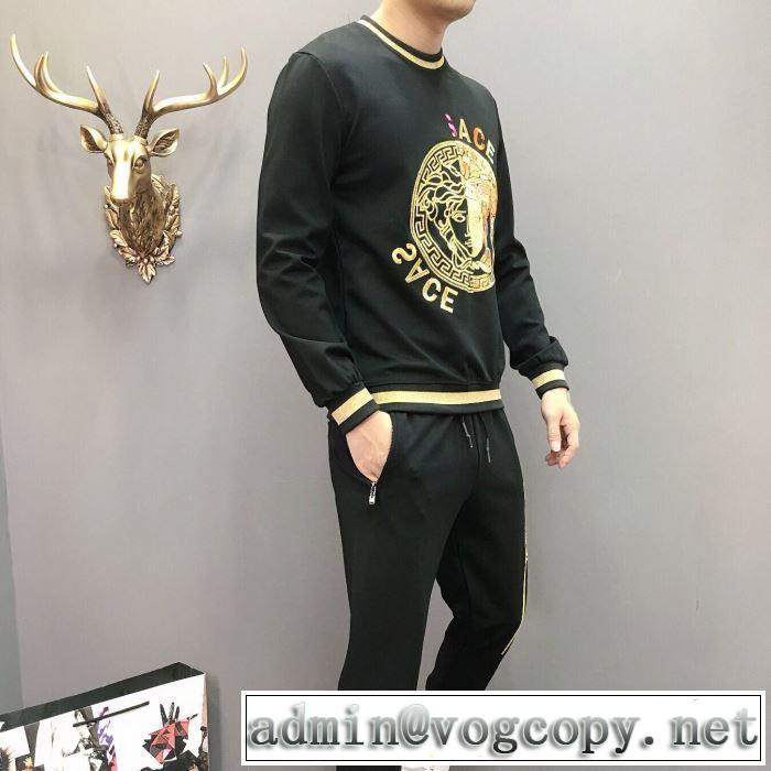 店舗で人気満点2019秋冬新作 上下セット VERSACE ヴェルサーチ さわやかに新品おすすめ