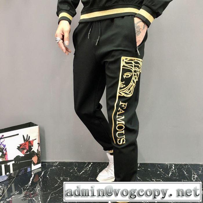 店舗で人気満点2019秋冬新作 上下セット VERSACE ヴェルサーチ さわやかに新品おすすめ