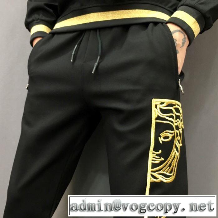 店舗で人気満点2019秋冬新作 上下セット VERSACE ヴェルサーチ さわやかに新品おすすめ