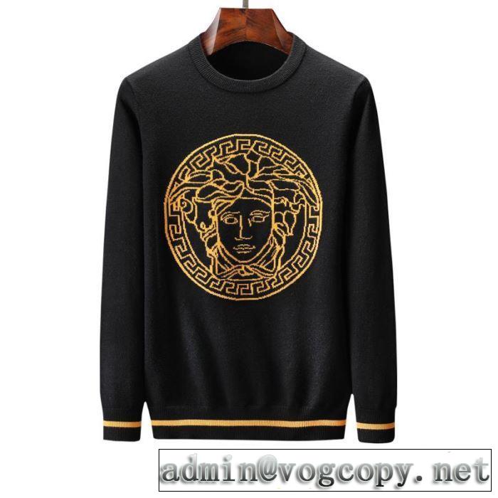 プルオーバー 2019秋冬最安価格新品 VERSACE ヴェルサーチ  大人かわいい秋冬コーデを楽しみ