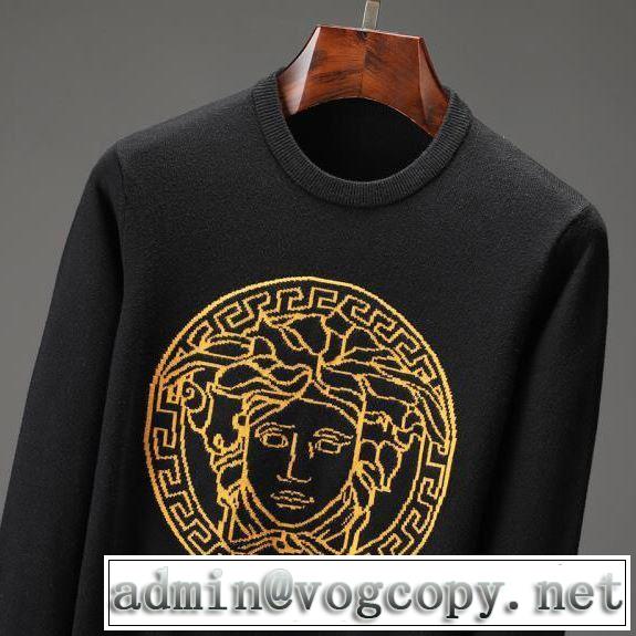 プルオーバー 2019秋冬最安価格新品 VERSACE ヴェルサーチ  大人かわいい秋冬コーデを楽しみ