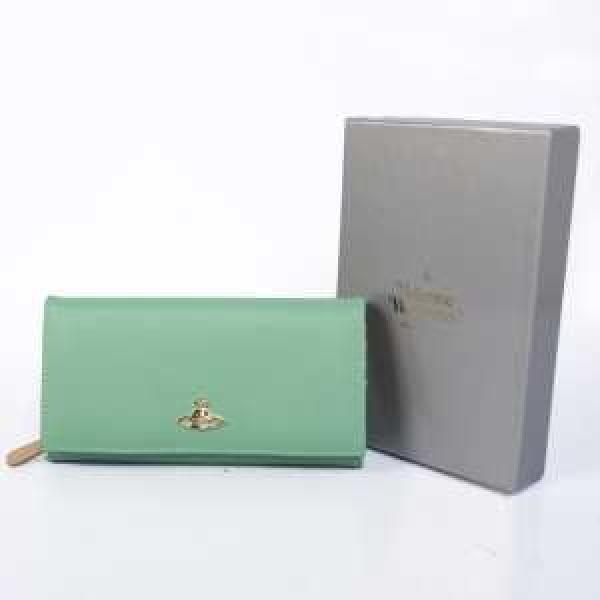 品のある綺麗な新作 VIVIENNE WESTWOOD 二つ折り小銭入れ 長財布　美品　ウォレット