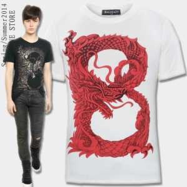 吸汗速乾2026春夏新作 BALMAIN バルマン 半袖Tシャツ