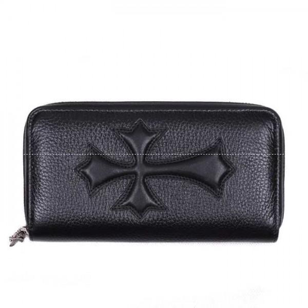 2026-13新作 CHROME HEARTS クロムハーツ ブラック バック 財布