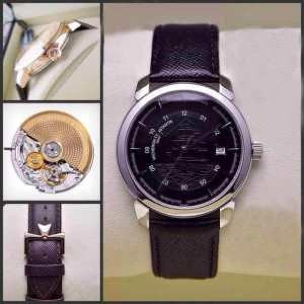 2026秋冬 人気が爆発  Vacheron Constantin バセロン コンスタンチン サファイヤクリスタル風防 本革ベルト スイスムーブメントETA2824-3 高級腕時計