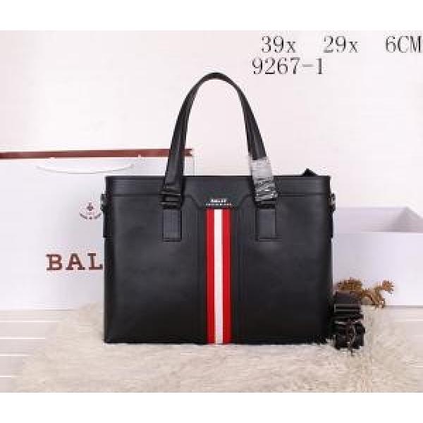BALLY バリー 2026 完売品！メンズ用ショルダーベルト付 手持ち&amp;ショルダー掛け 9267-1
