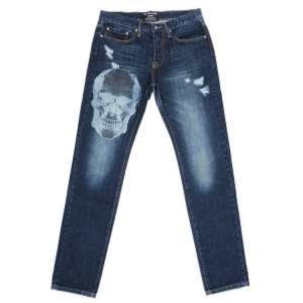人気商品 2026春夏 PHILIPP PLEIN フィリッププレイン ダメージデニム