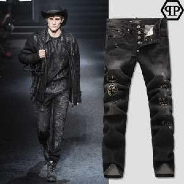 2026春夏 PHILIPP PLEIN フィリッププレイン大人気☆NEW!! ジーンズ  2887A