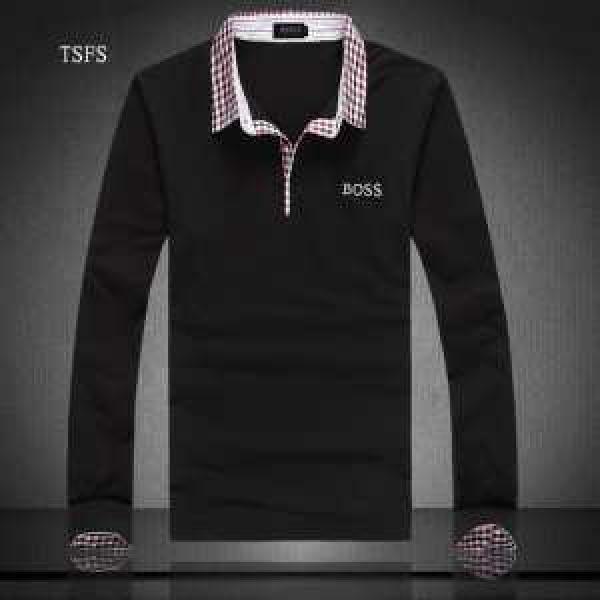 2026秋冬 ◆モデル愛用◆ HUGO BOSS ヒューゴボス 長袖ポロシャツ