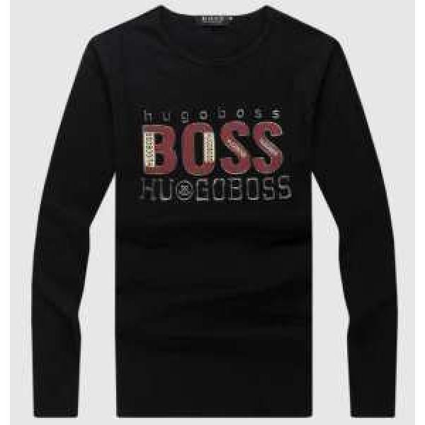 2026秋冬 コーデに合わせ HUGO BOSS ヒューゴボス 長袖Tシャツ 4色可選