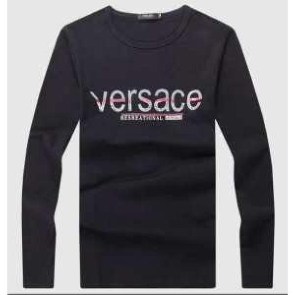 人気激売れ新作 2026秋冬 VERSACE ヴェルサーチ 長袖Tシャツ  4色可選