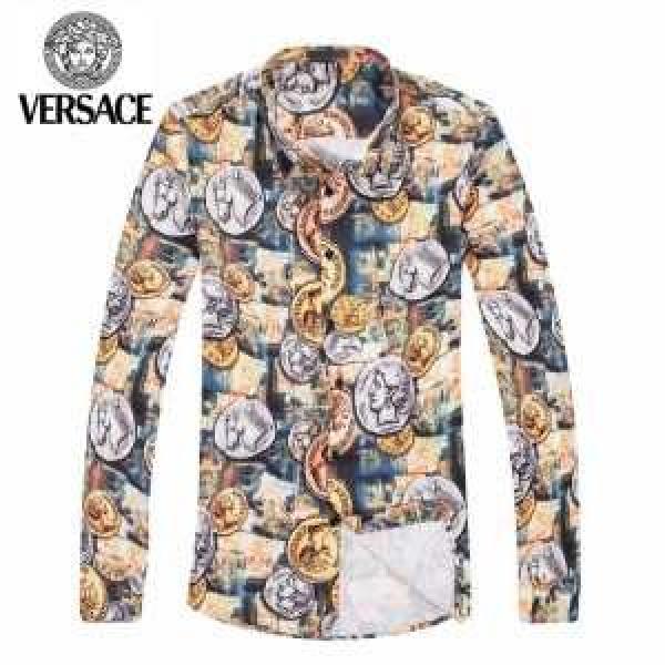 超人気美品◆ 2026秋冬VERSACE ヴェルサーチ 長袖シャツ